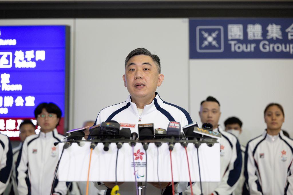 中國香港代表團團長梁禮賢醫生公佈巴黎 2024 殘奧會開幕禮持旗手。