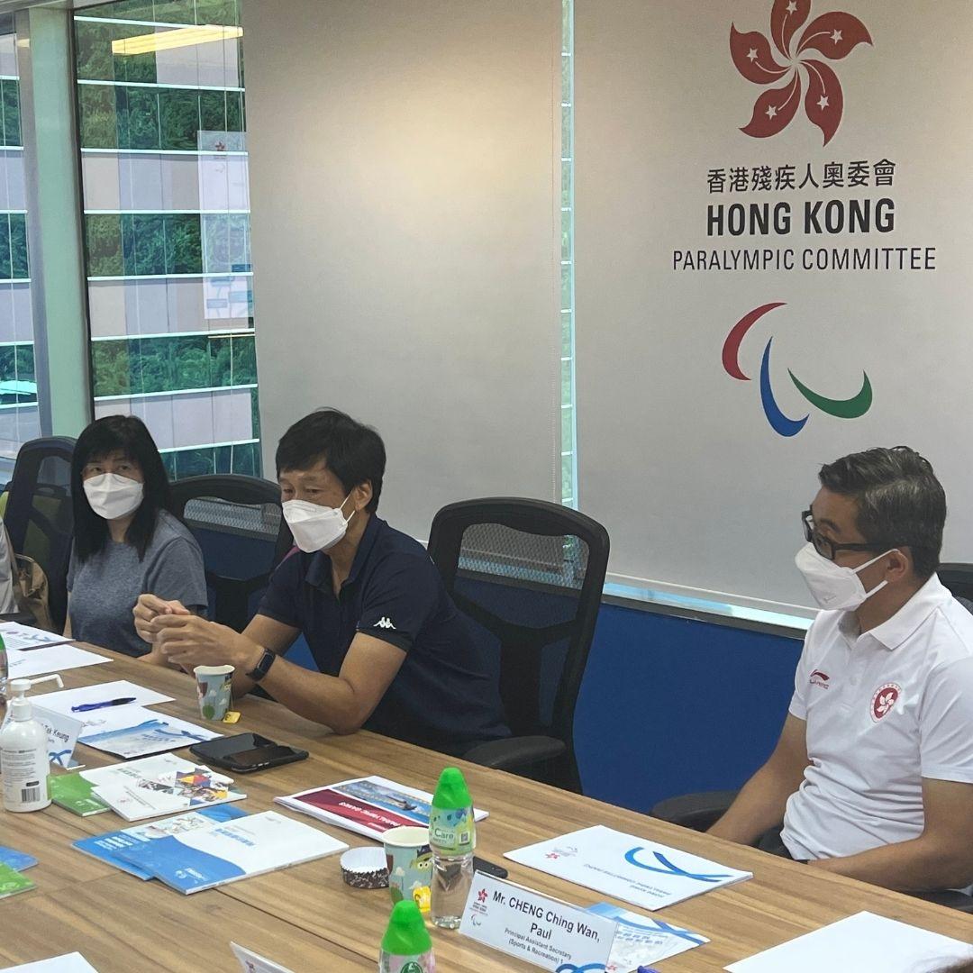 Mr. Yeung Shared his views on promoting Para sports in Hong Kong. 