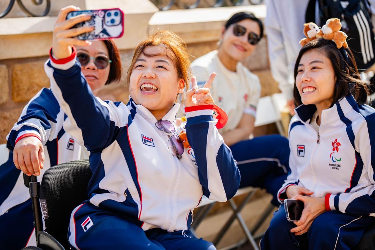 香港迪士尼樂園度假區舉行2024國際復康日暨殘奧會中國香港代表團祝捷慶典