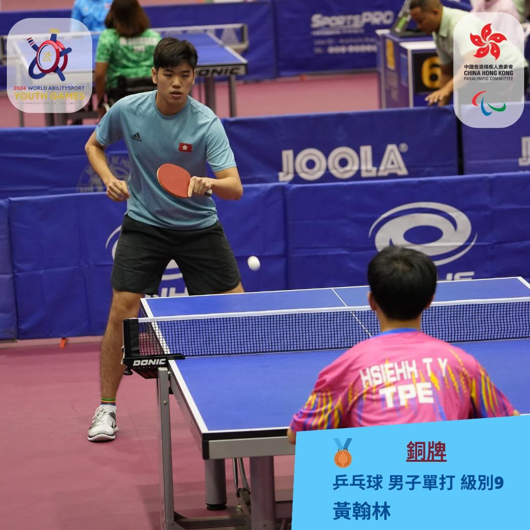 港队勇夺世界展能青年运动会5面奖牌