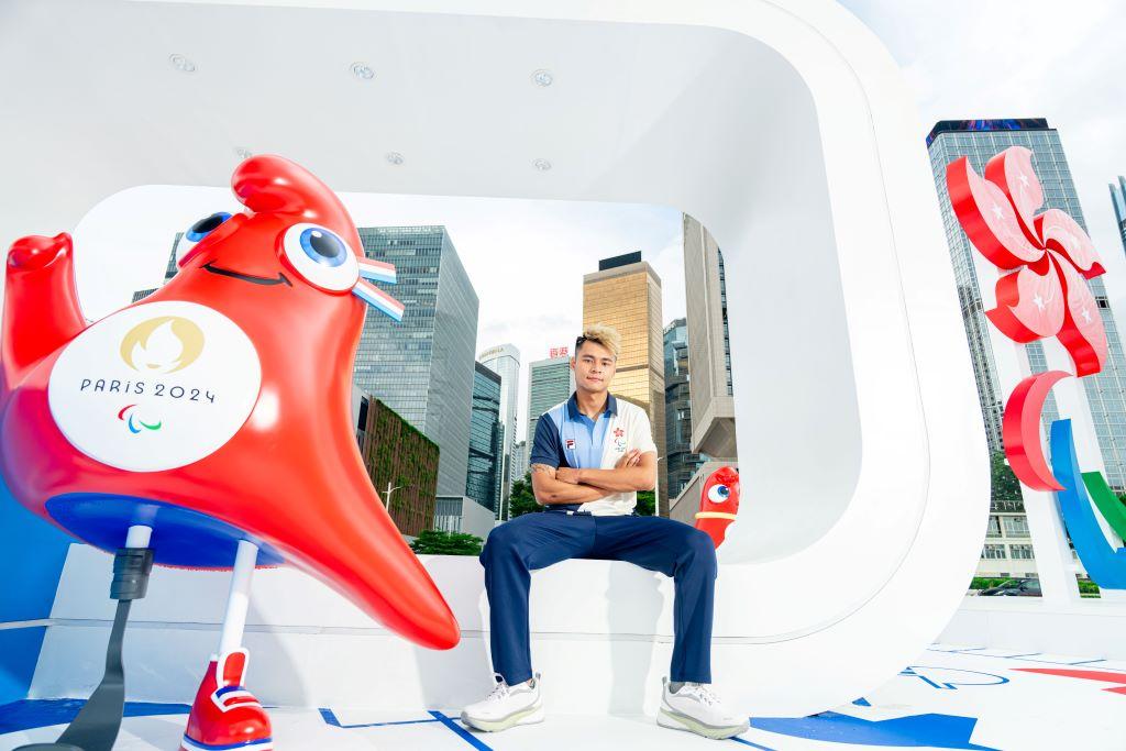 金鐘添馬公園設巴黎2024殘疾人奧運會主題裝置