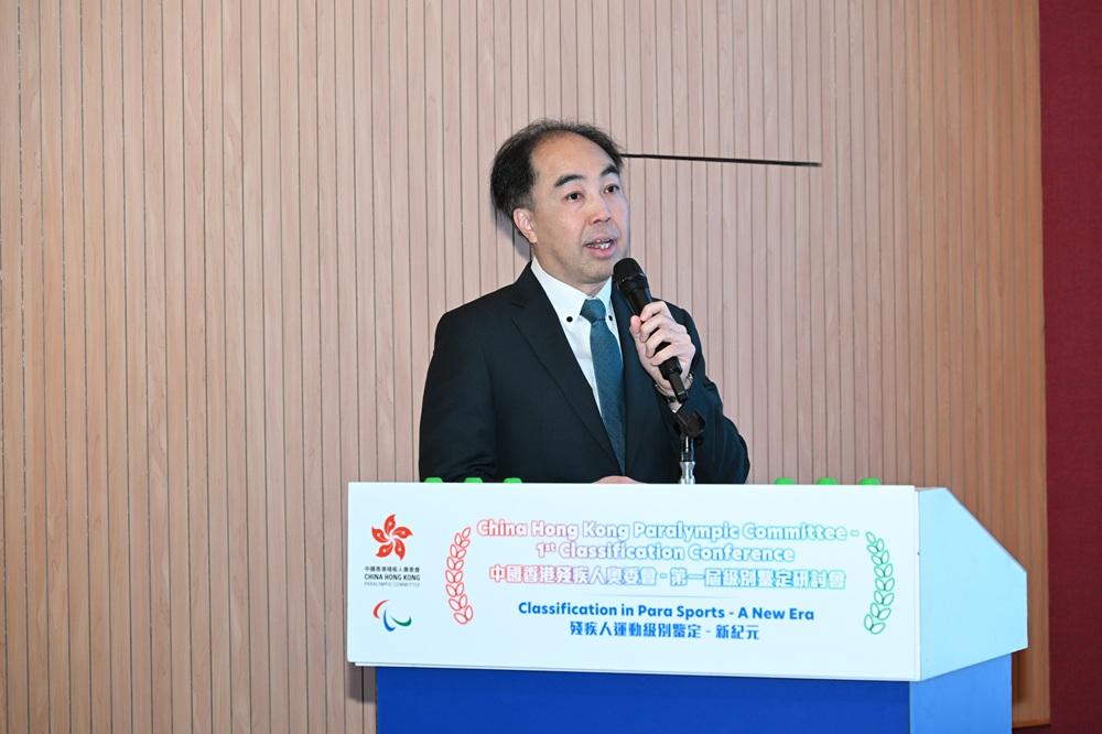 ice President of China Hong Kong Paralympic Committee (HKPC) cum Chairman of Hong Kong, China Sports Association for Persons with Intellectual Disability (HKSAPID) Dr Luk Tze-chung, Jim.