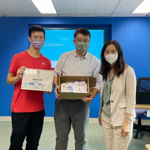 Dr. Chung Wai Man visited the HKPC secretariat’s office to share on Para sports classification