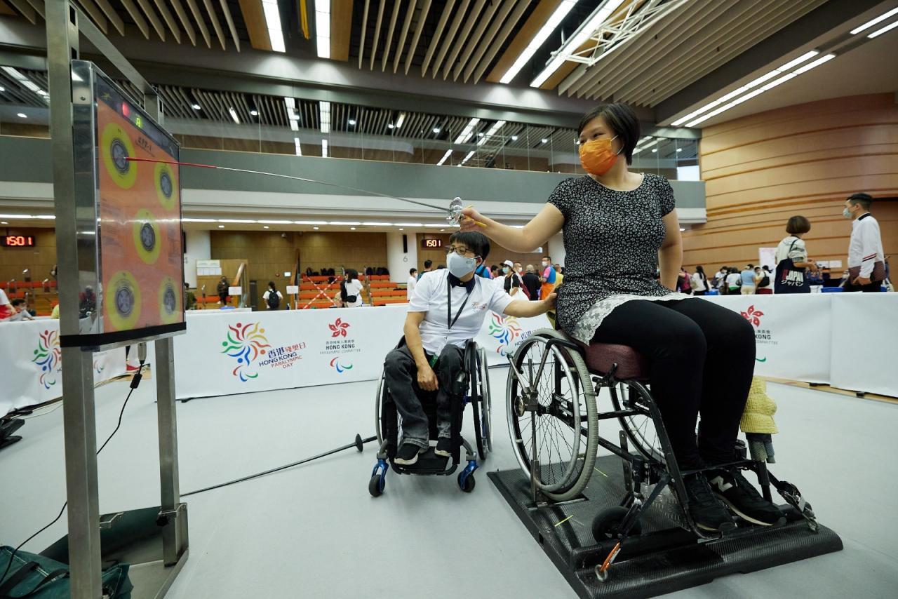 wheelchair fencing, wheelchair tennis and bowling